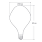 Oversized Designer 180mm LED Bulbs