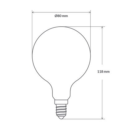 G80 Dimmable LED Globes