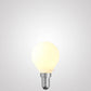6W 12 Volt Fancy Round Opal Dimmable LED Bulb (E14)