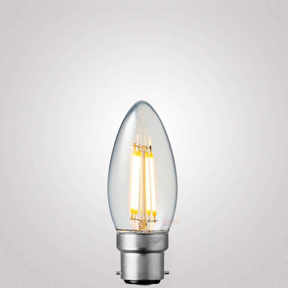 6W Candle Dimmable LED Bulbs in Warm White