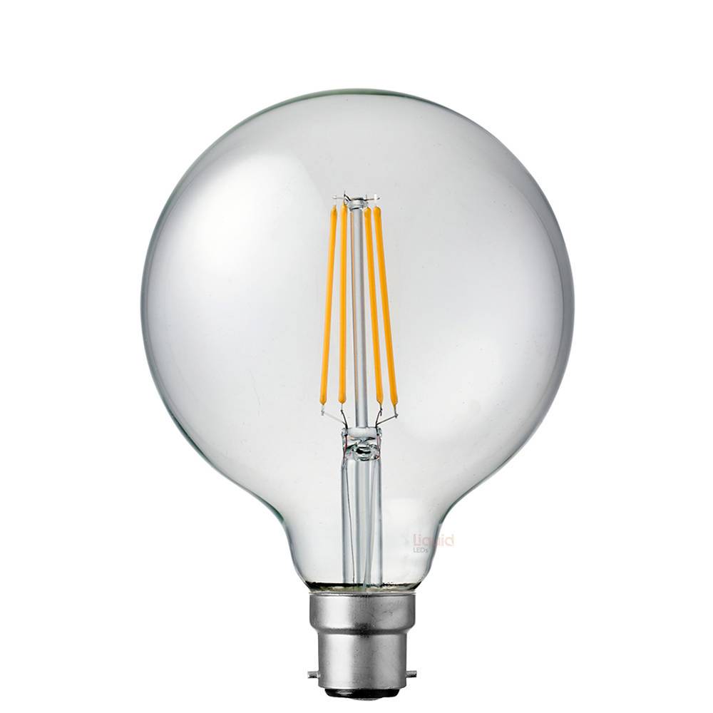 8W G125 Dimmable LED Light Bulbs