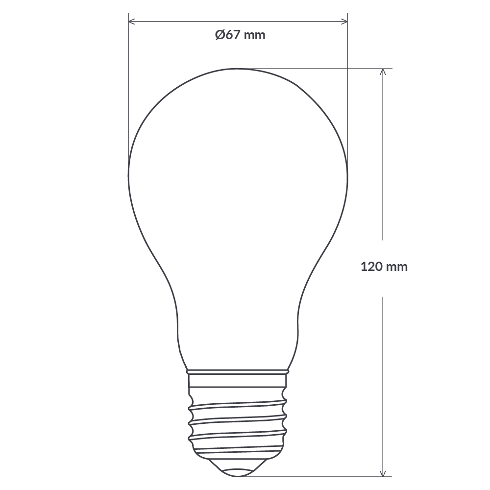 12W GLS Dimmable LED Bulbs