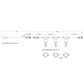 10M Festoon String Lights at 50 cm intervals with LED Bulbs