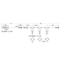 Dimmable Low Voltage Commercial LED Festoon Kit at 90cm intervals