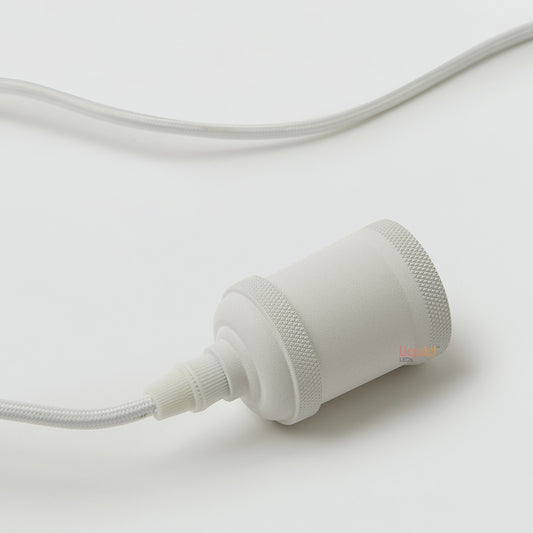 White Plug-In Pendant