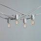 10m White Festoon String Lights with 10 Bulb 240V