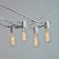 20m White Festoon String Lights with 20 Bulb 240V