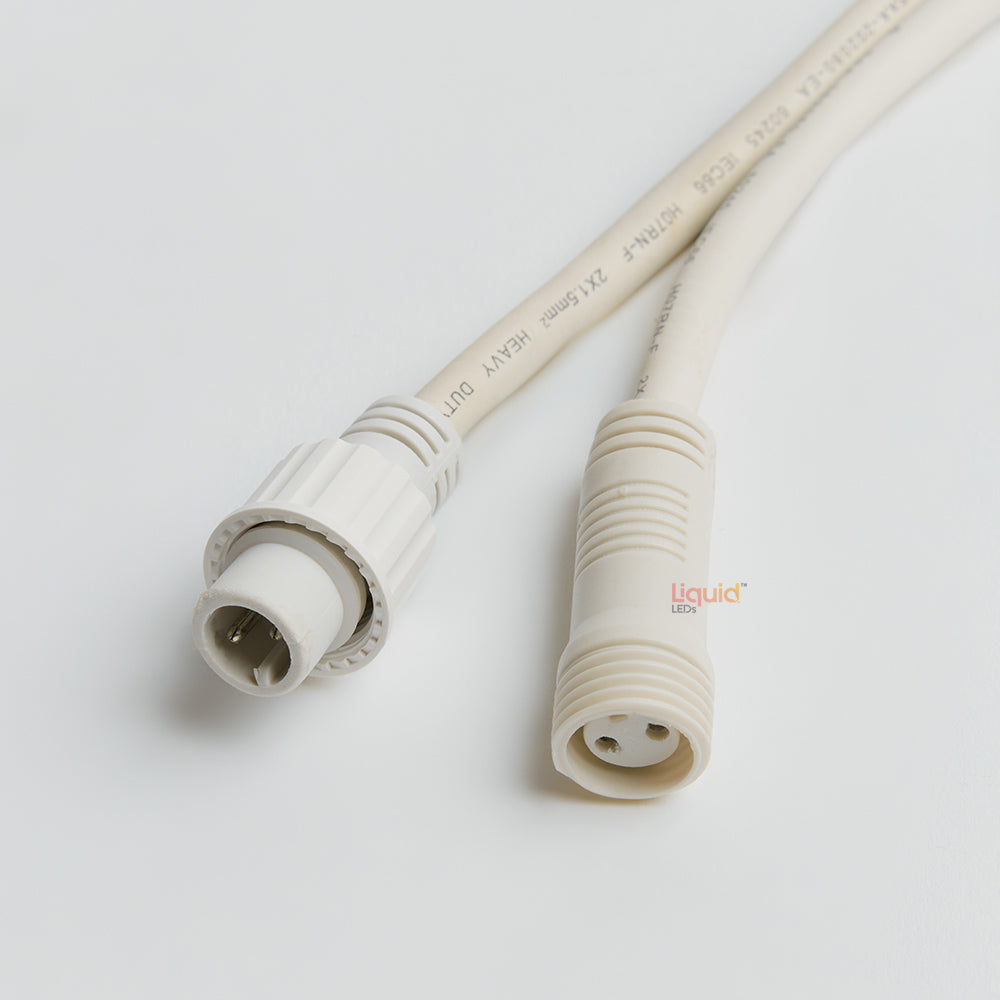 20m White Festoon String Lights with 20 Bulb 240V