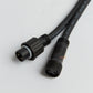 10m Black Festoon String Lights with 10 Bulb 240V